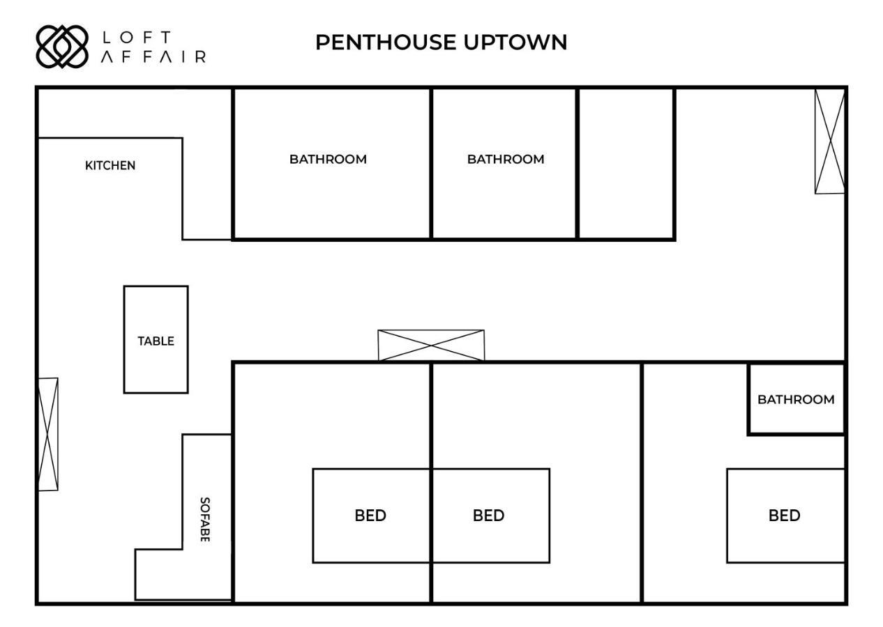 Appartement Penthouse Uptown - Loftaffair
